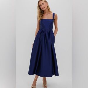 Tuckernuck Royal Blue Midi Dress